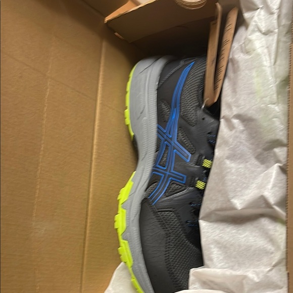 ASICS Black and Blue Running Shoes
Extra wide width - Picture 4 of 5